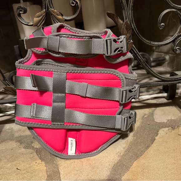 NWT Vivaglory Pink Dog Safety Life Vest Harness Size Small - Picture 3 of 5